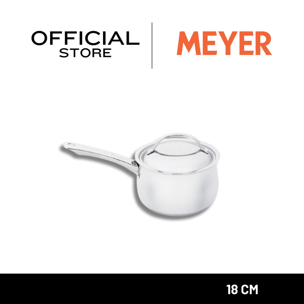MEYER BELLA CLASSICO Stainless Steel 18cm / 2.8L Saucepan หม้อด้ามสแตนเลส สตีล พร้อมฝา (73286-T)