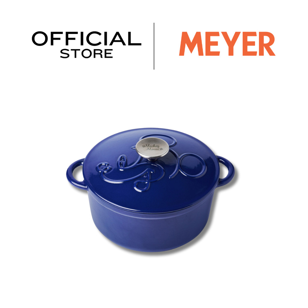 DISNEY BON VOYAGE หม้อเหล็กหล่อ Meyer ขนาด 20 ซม./ 2.8 ลิตร พร้อมฝา (48960-C)