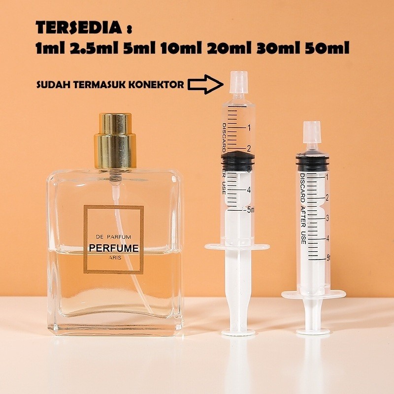 🏠 อุปกรณ์แบ่งน้ำหอม ไซลิ้งดูดน้ำหอม หัวฉีดพลาสติก กรวยถ่ายน้ำหอม ไซลิ้งหัวดูด