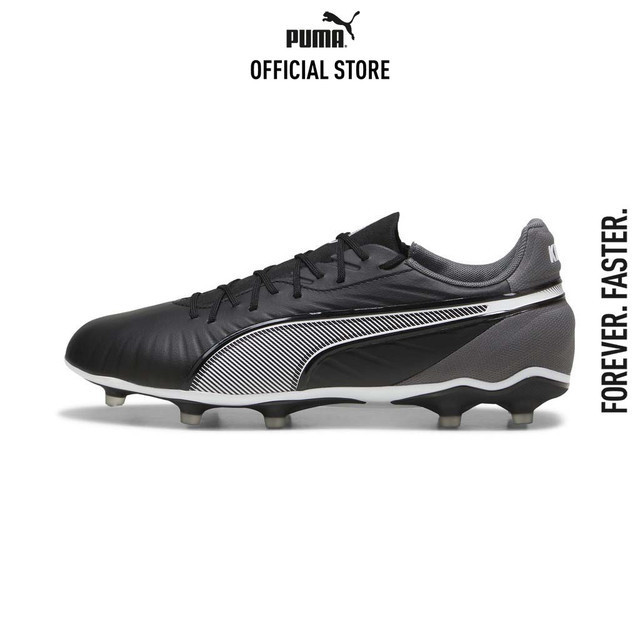 PUMA FOOTBALL - รองเท้าฟุตบอล KING MATCH FG/AG สีดำ 10786301