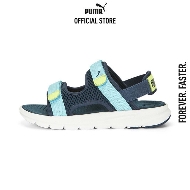 PUMA KIDS - รองเท้าแตะเด็กโต PUMA Evolve สีฟ้า - 39044902