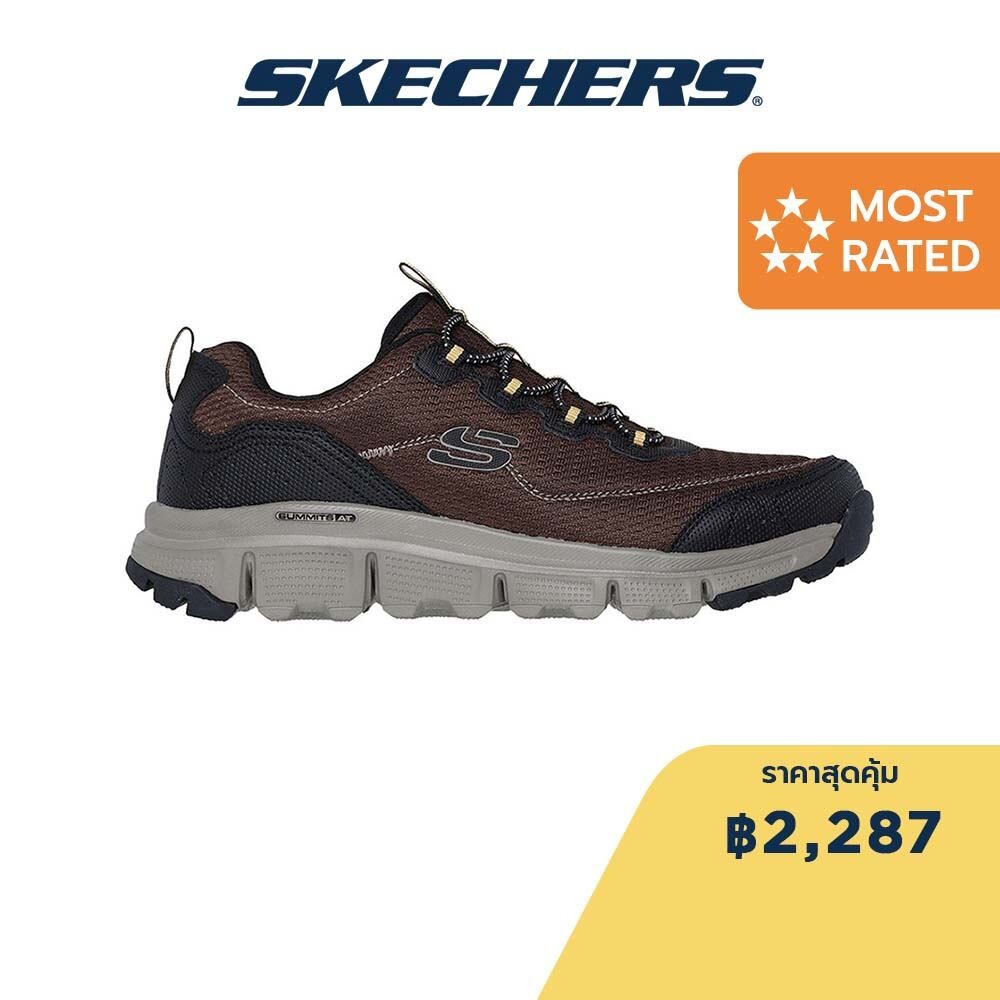 Skechers สเก็ตเชอร์ส รองเท้าเทรลผู้ชาย Men Outdoor Summits AT Triple Bridges Trail Shoes - 237704-BRBK Memory Foam