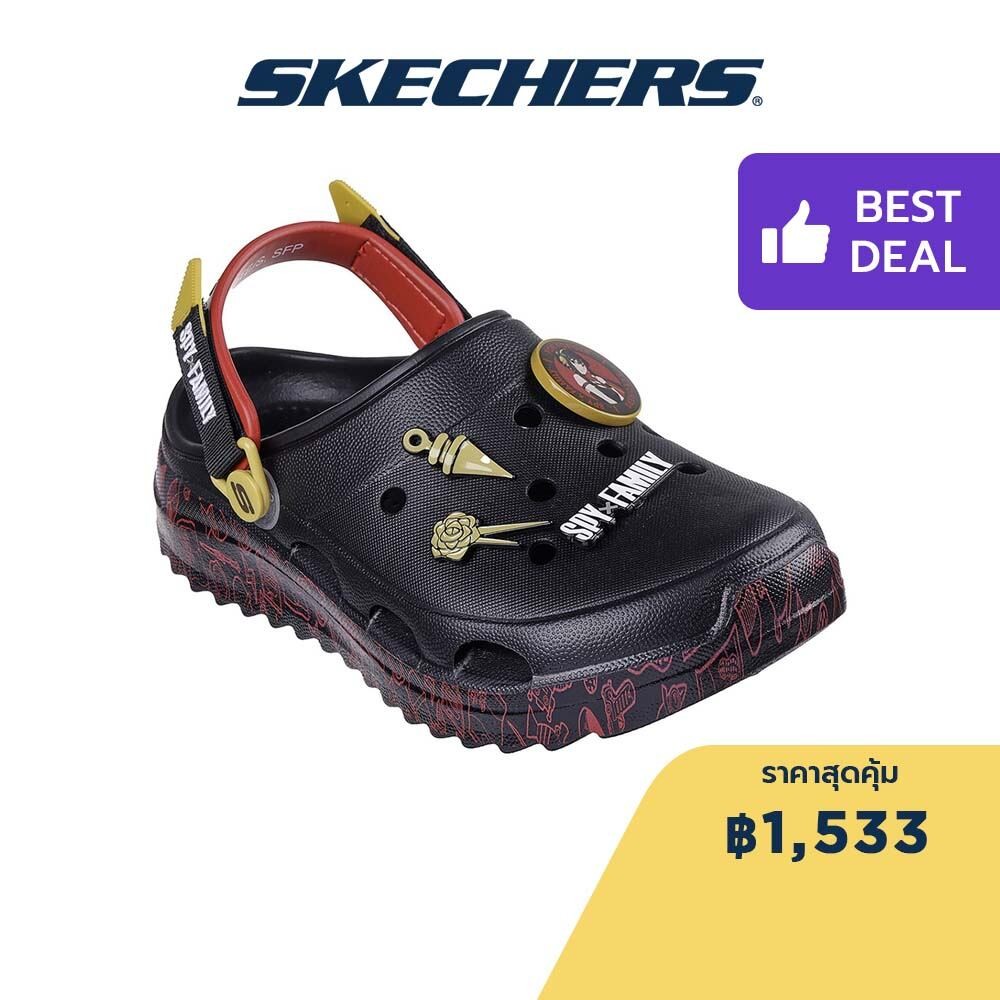 Skechers สเก็ตเชอร์ส รองเท้าผู้หญิง Women Spy x Family Foamies Surge Shoes - 800025-BKRD