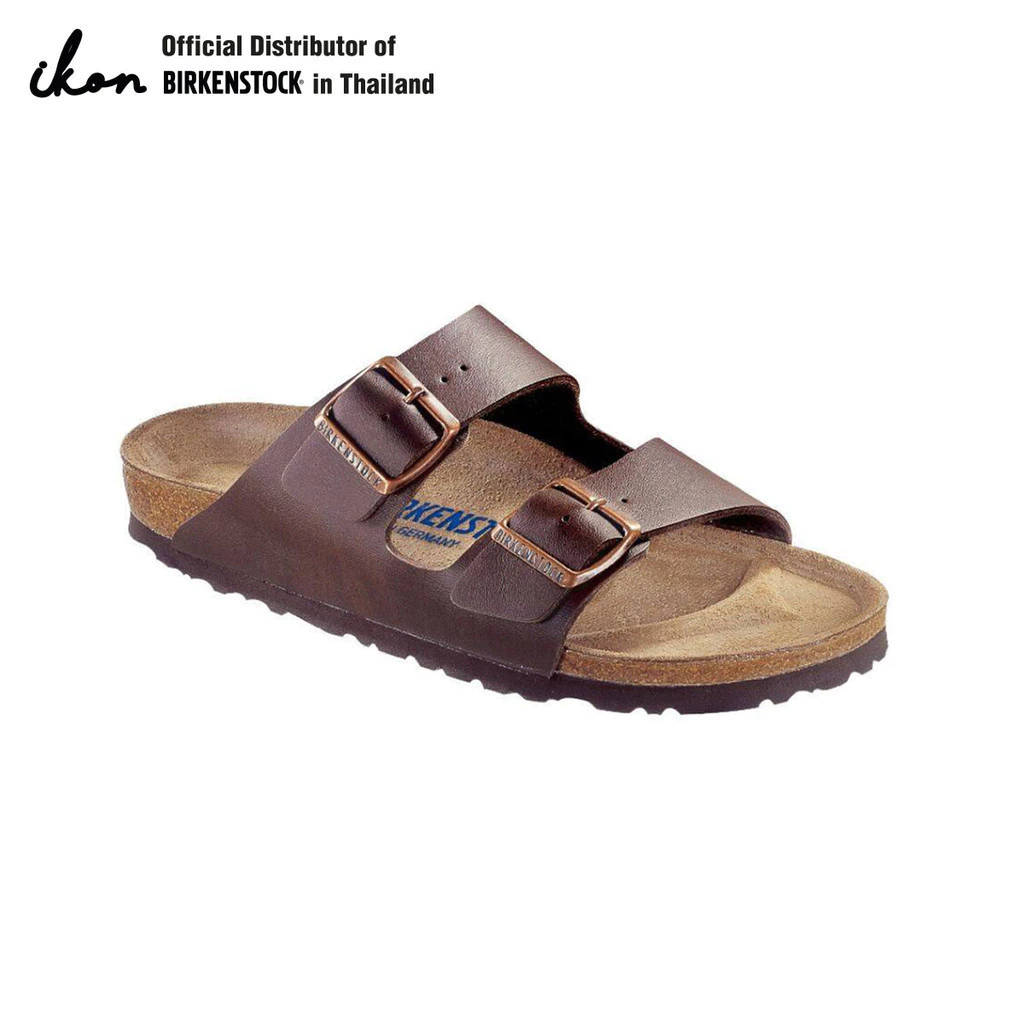 BIRKENSTOCK Arizona SFB BF Dark Brown รองเท้าแตะ Unisex สีน้ำตาลเข้ม รุ่น 451161 (regular)