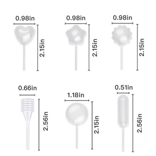 welmart หลอดบีบซอส (50/100/200ชิ้น) ขนาดบรรจุ 4 มิลลิลิตร Droppers Straw