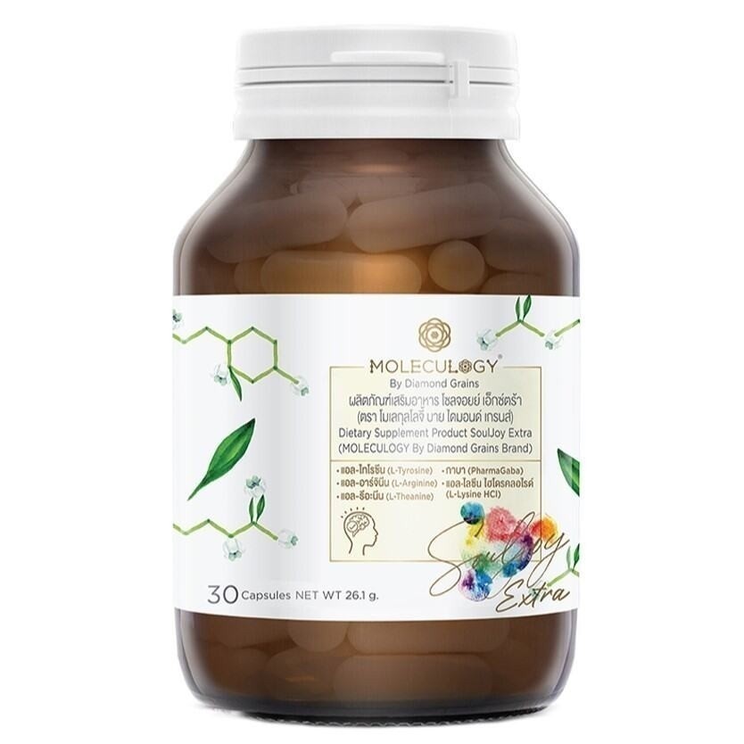 MOLECULOGY Soul Joy Extra ผลิตภัณฑ์เสริมอาหาร โซลจอยย์ เอ็กซ์ตร้า (30 เม็ด/กระปุก)