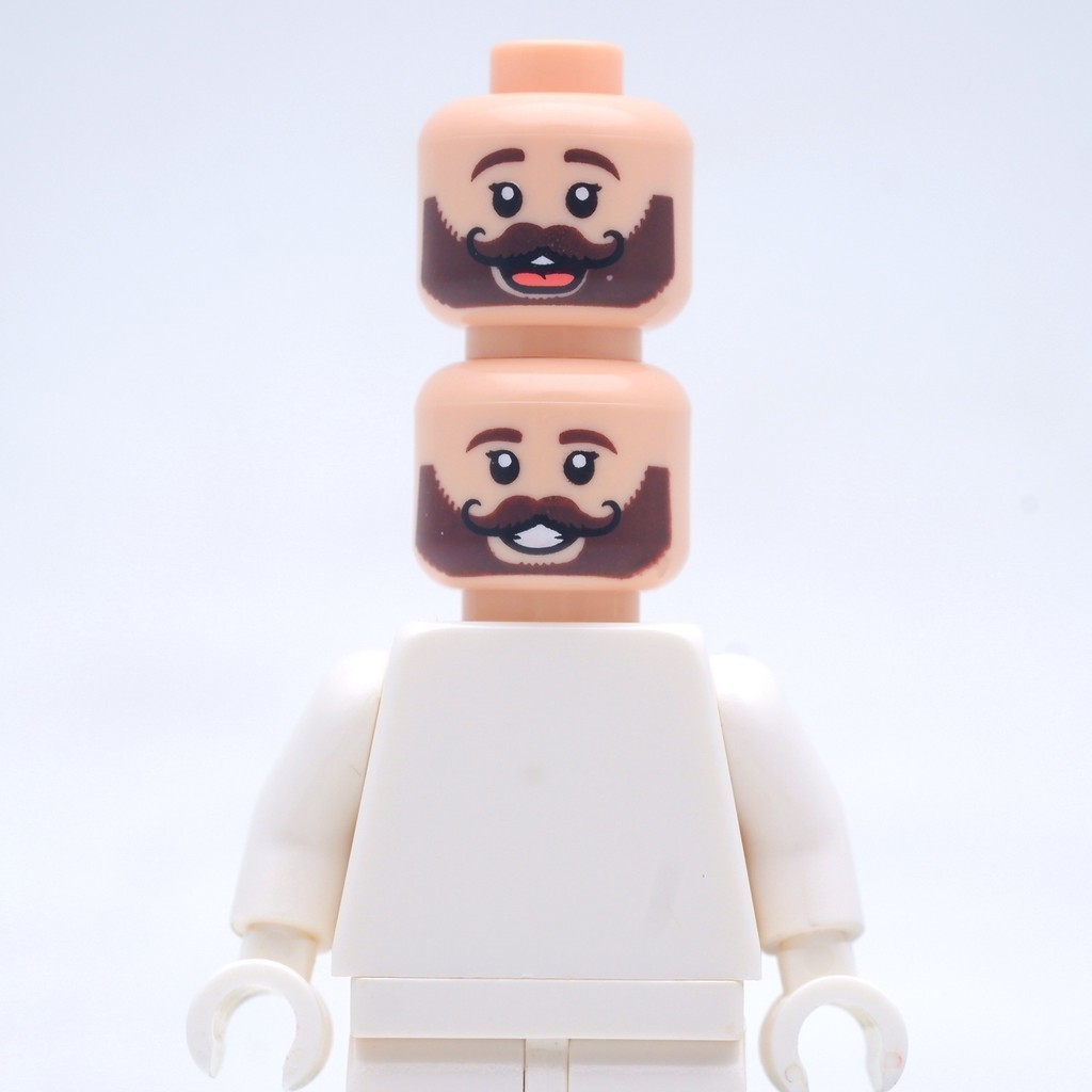( Ploybrick Minifigure ของแท้ ) HEAD Light Flesh Head ชิ้นละ LEGO