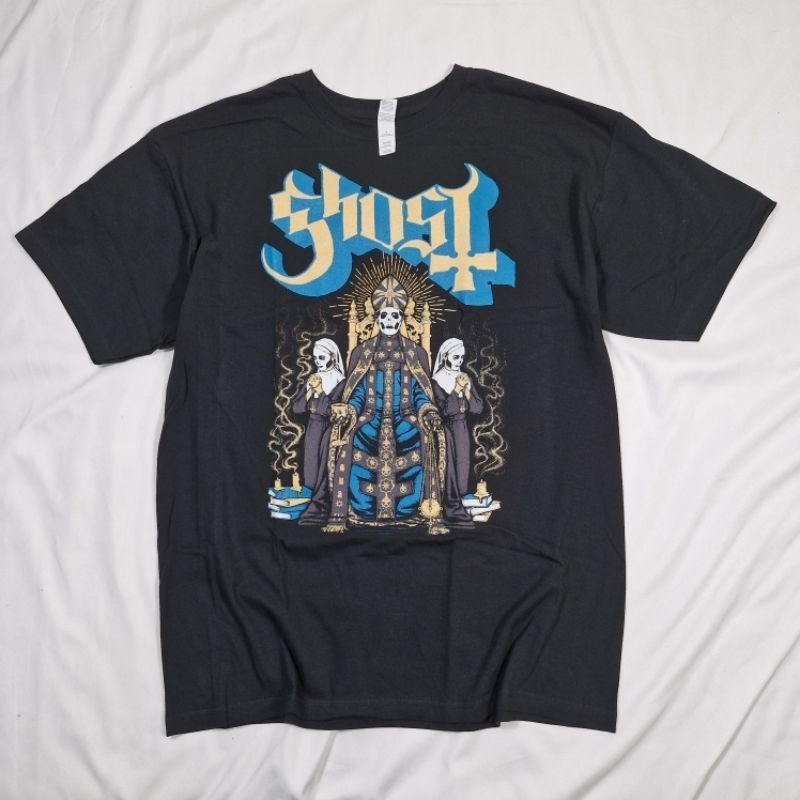 เสื้อวง Ghost   มือ1ลิขสิทธิ์แท้ 100% T-Shirt tee.