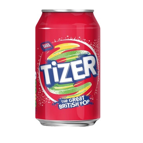 Barr Tizer 330Ml เครื่องดื่ม เครื่องดื่มโซดา โซดา ไม่มีน้ำตาล