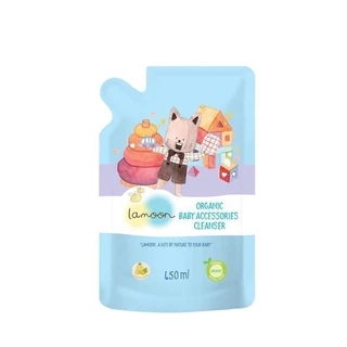 4ถุง ละมุน Lamoon น้ำยาทำความสะอาดของใช้เด็ก ออร์แกนิค แบบถุงเติม 450ml โปร 3แถม1 (รวมได้4ถุงค่ะ)