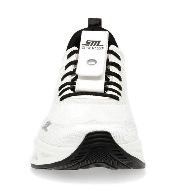Steve Madden รุ่น SURGE 1 รองเท้าผ้าใบผู้หญิง - สีขาว/เงิน