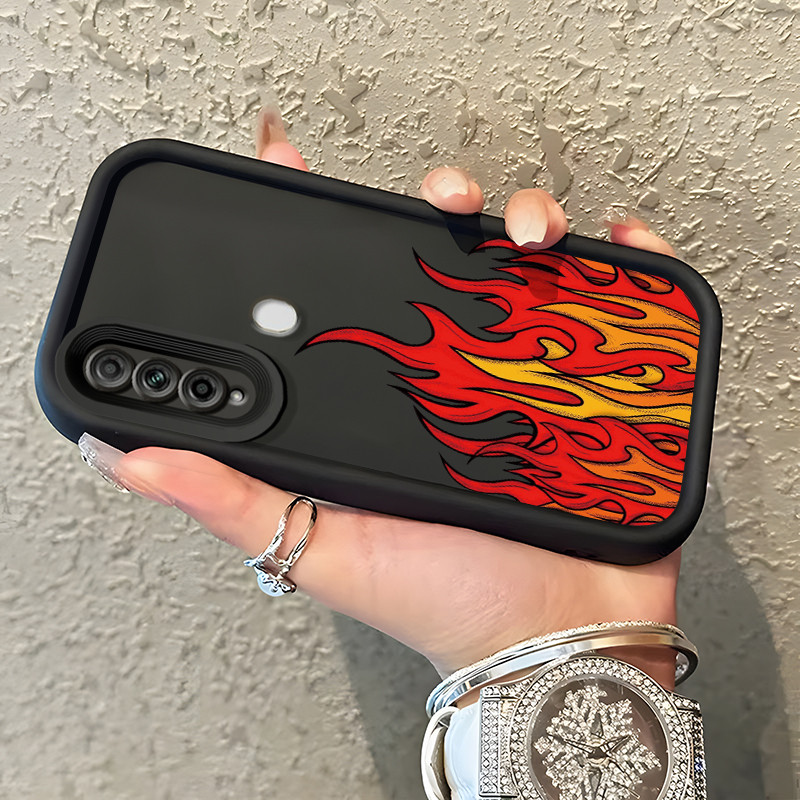 เคสสำหรับ OPPO A31 2020 A8 เคสโทรศัพท์ซิลิโคนป้องกันป้องกันซิลิโคนตกลายเปลวไฟ