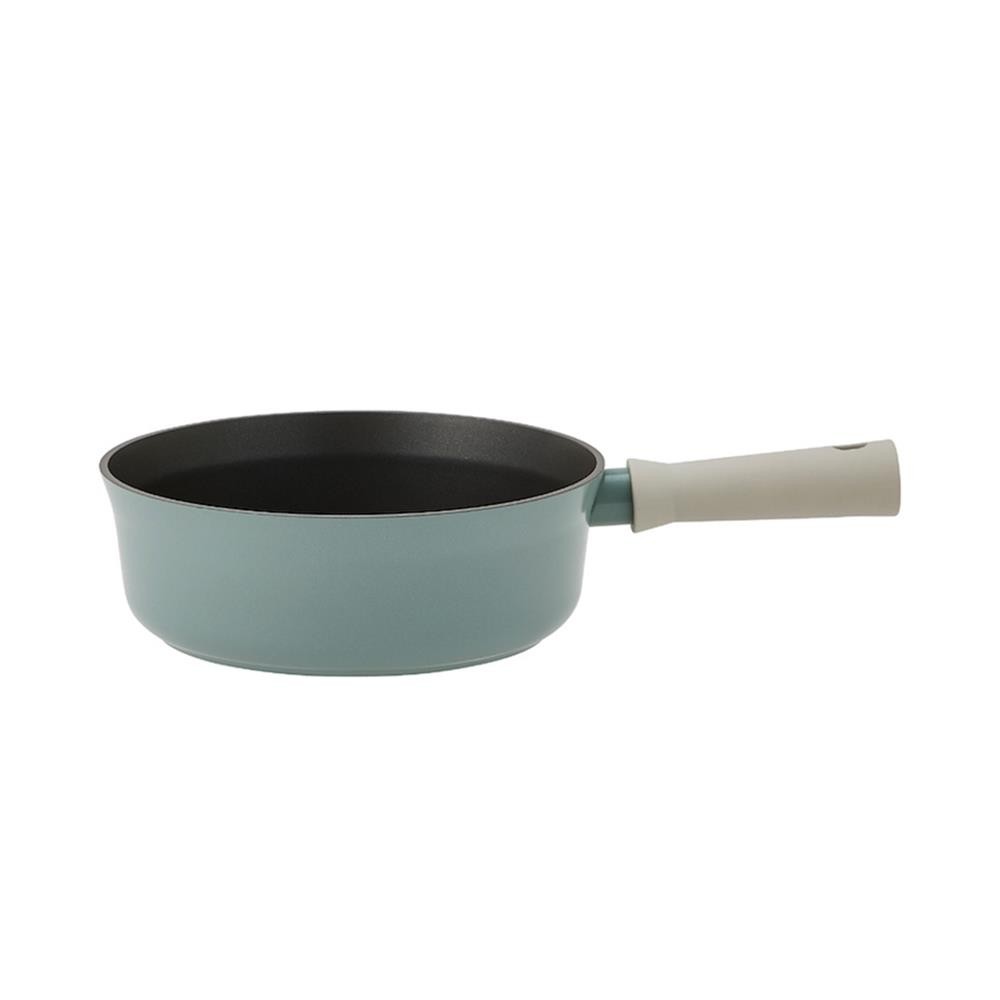 LOCKnLOCK กระทะลึก 22 ซม. LOCKNLOCK SUIT สีเขียว เครื่องครัวและอุปกรณ์ เครื่องครัว DEEP FRYING PAN L