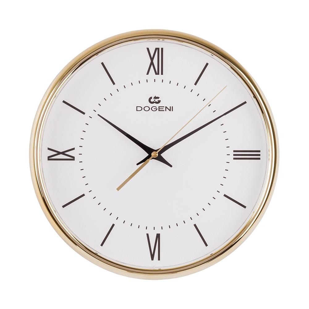DOGENI นาฬิกาแขวน DOGENI WNP020GD 12 นิ้ว สีทอง ของตกแต่งบ้าน นาฬิกา WALL CLOCK DOGENI WNP020GD 12" 