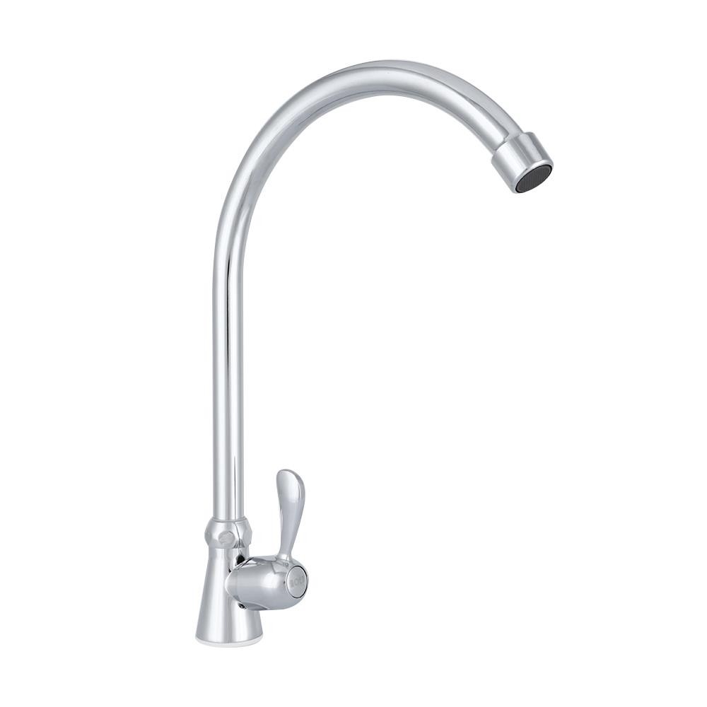 HOEN ก๊อกซิงค์เดี่ยวเคาน์เตอร์ HOEN H-2202 สีโครม ก๊อกน้ำ ก๊อกซิงค์ SINK FAUCET HOEN H-2202 CHROME 
