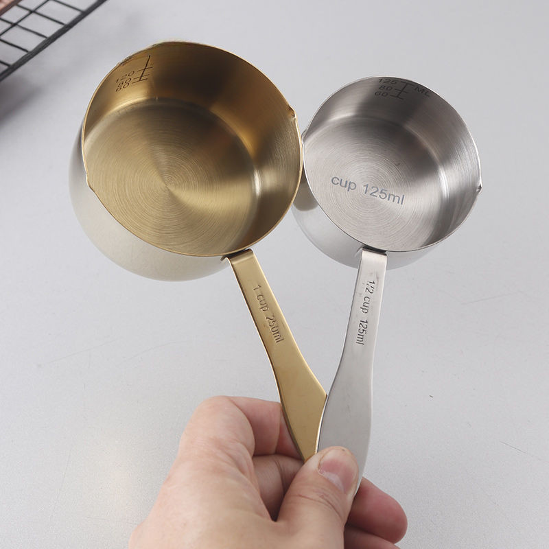 ช้อนตวงสแตนเลส  ช้อนตวงกาแฟ ขนมหวาน น้ำตาล น้ำร้อน ถ้วยตวง  ช้อนแยก ช้อนตวงความจุอบ  ช้อนตวงแบบมีระดับ