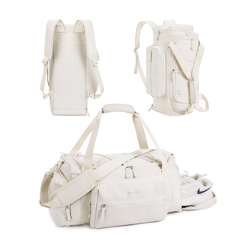 BAGSMART กระเป๋าออกกำลังกาย4-IN-1 สำหรับผู้หญิง 30Lกระเป๋าเบาสำหรับการเดินทาง กระเป๋าสัปดาห์สำหรับผู้หญิง กระเป๋าเป้สะพายหลังที่ทนน้ำ - รูปที่ 6