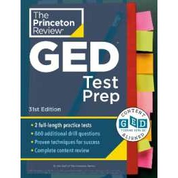 Princeton Review GED Test Prep : 2 Practice Tests + Review & Techniques + Online Features (31TH) [Pa