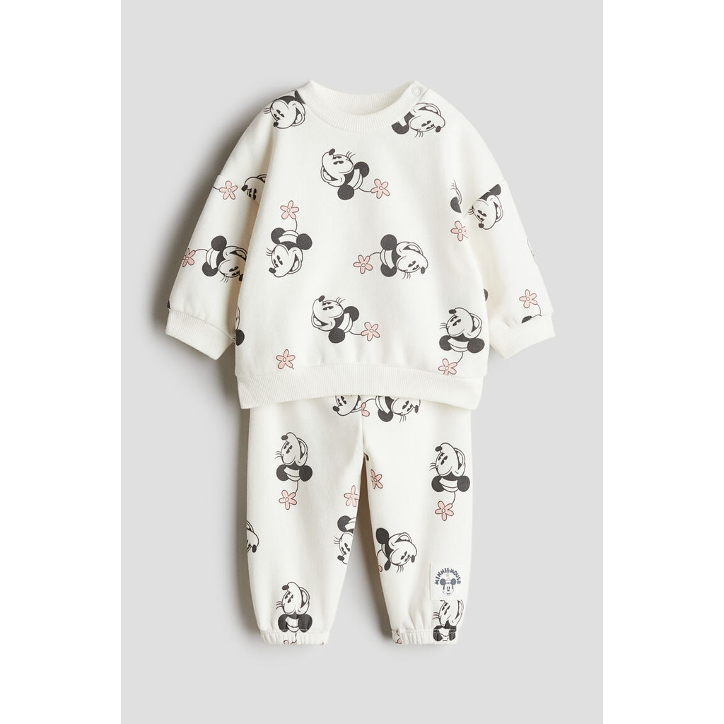H&M 2-piece printed sweatshirt set Infants 2-piece printed sweatshirt set 1268562_1