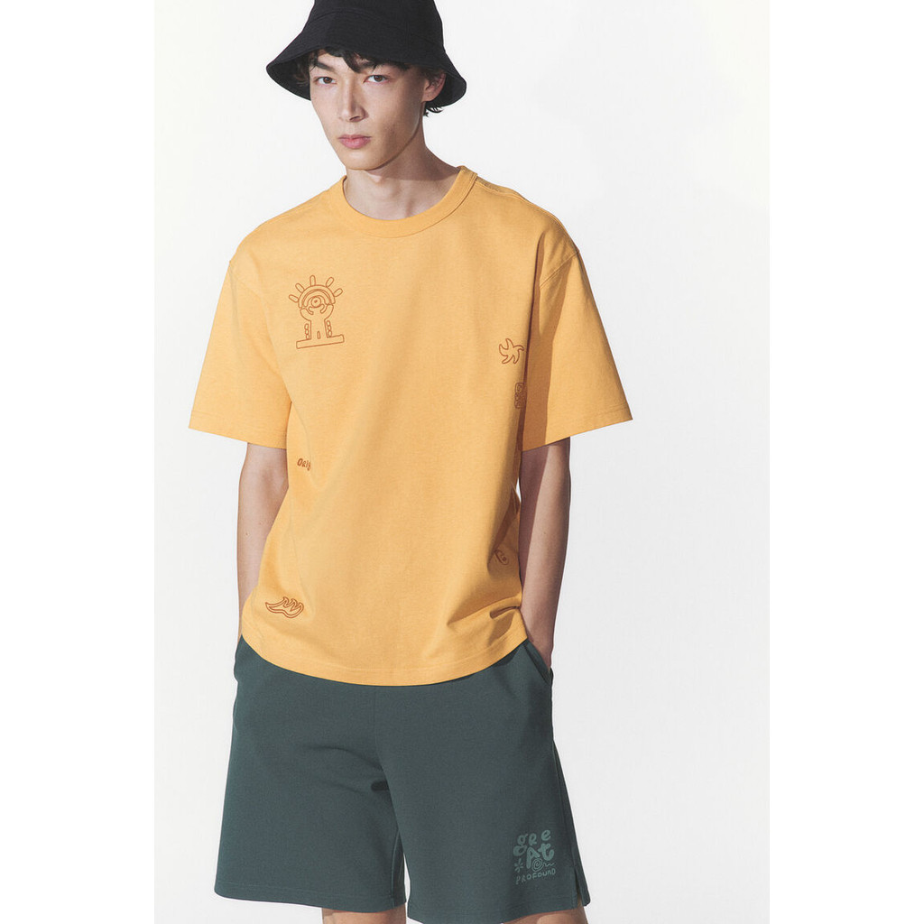 H&M ผู้ชาย Loose Fit Sweatshorts 1264158_1
