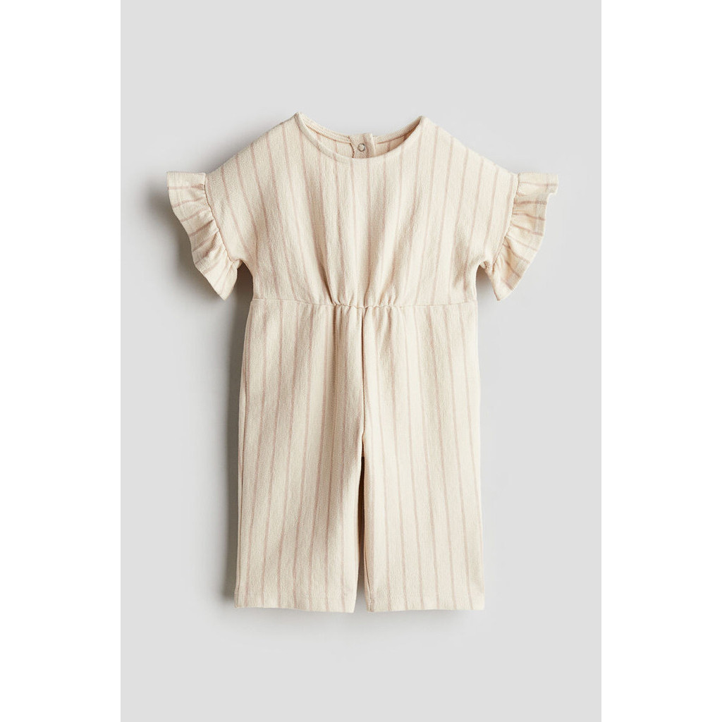 H&M Girl Short-sleeved cotton romper suit 1225569_1