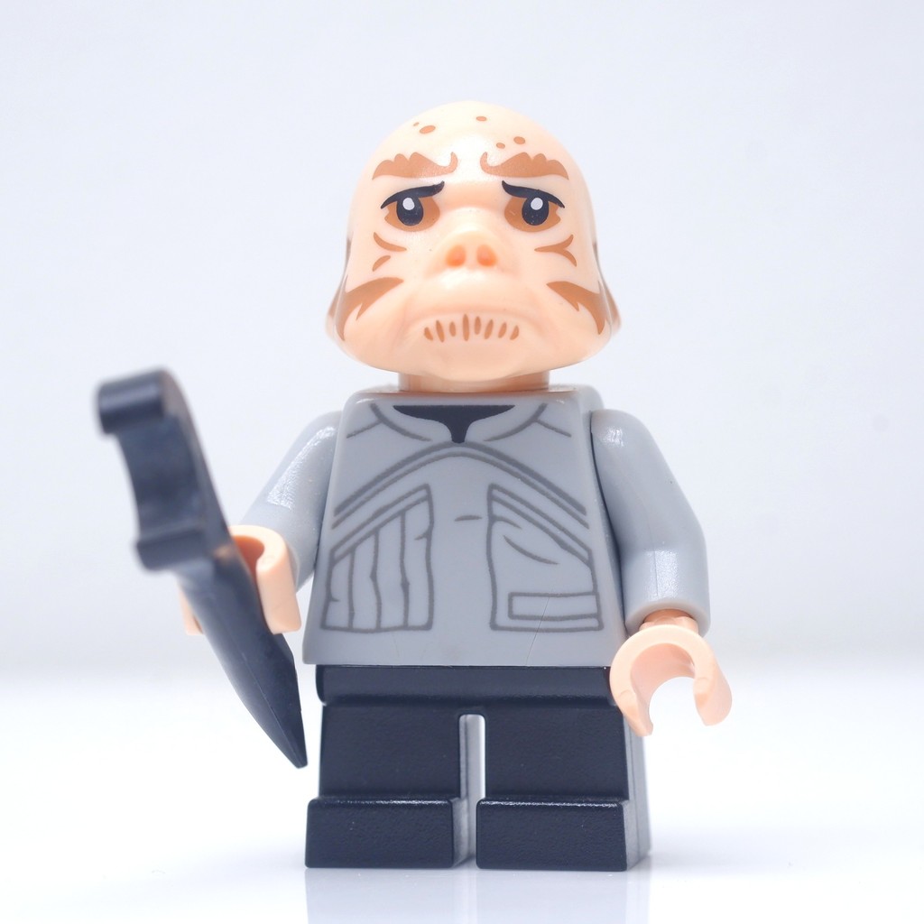 ( Ploybrick Minifigure ของแท้ ) Star Wars Ugnaught Gray Shirt 75222 Betrayal at Cloud City