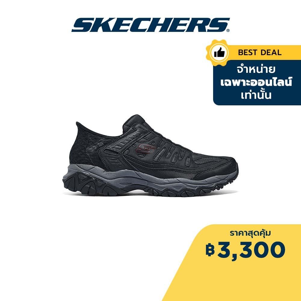 Skechers สเก็ตเชอร์ส รองเท้า ผู้ชาย Slip-ins Outdoor After Burn M.Fit Shoes - 237563-BKCC