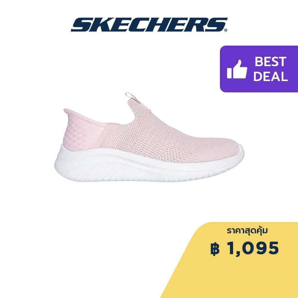 Skechers สเก็ตเชอร์ส รองเท้าเด็กผู้หญิง Girls Ultra Flex 3.0 Color Palette Shoes - 303825L-LTPK Air-Cooled Memory Foam