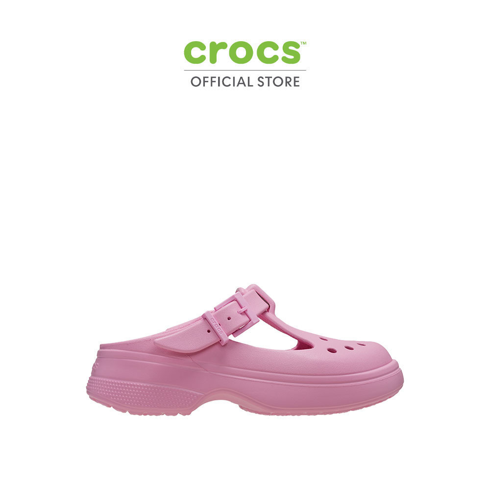 CROCS รองเท้าลำลองผู้ใหญ่ CLASSIC MARY JANE CLOG รุ่น 2105816WY - PINK TWEED