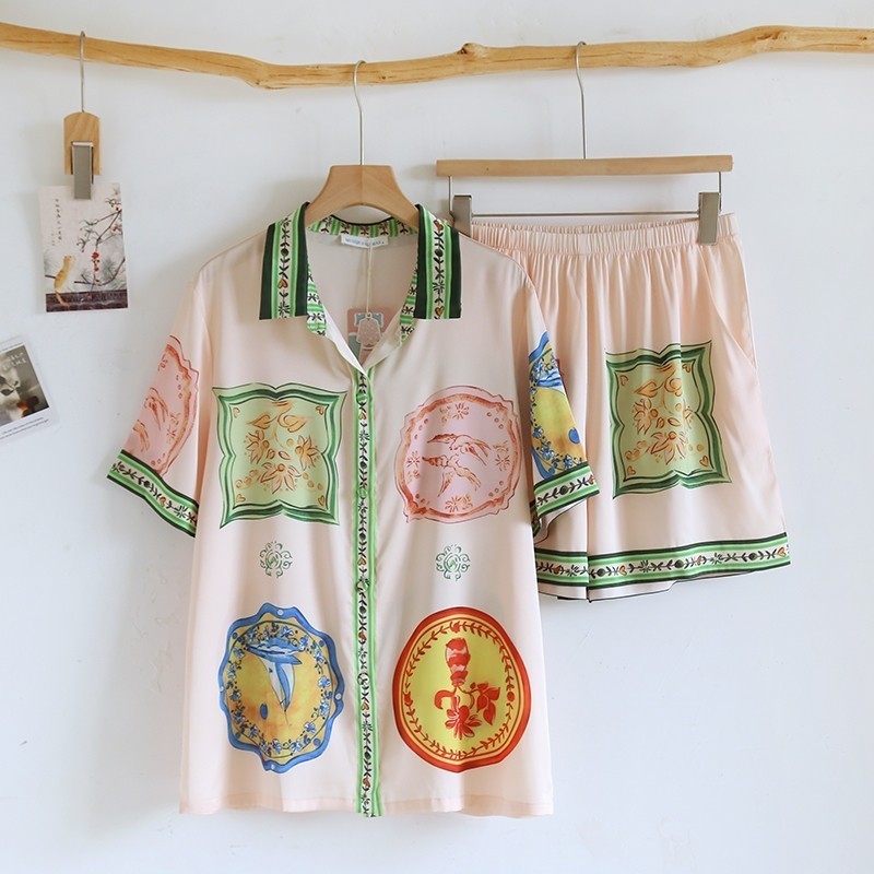 ชุดนอน Mulen (Muslin Pajamas) Silk Satin (N5066 T5066)
