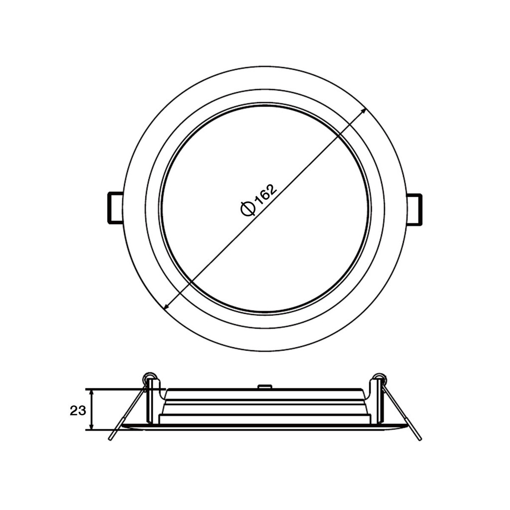 โคมดาวน์ไลท์หน้ากลม 5 นิ้ว LED 12W Daylight OPPLE รุ่น RC-ESIII R150 12W/65 สีขาว - รูปที่ 2