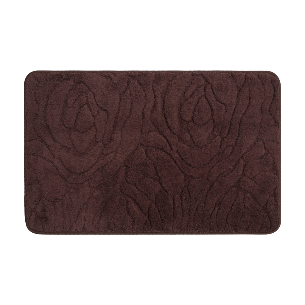 KASSA HOME พรมเช็ดเท้า Jacquard รุ่น ZRM-1110 ขนาด 70 x 45 ซม. สีน้ำตาล