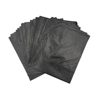 ถุงขยะหนาแบบพับ เกรดรีไซเคิล KASSA HOME ขนาด 24 x 28 นิ้ว (แพ็ก 30 ใบ) สีดำ