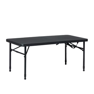 FONTE โต๊ะพับแบบพกพา ขาปรับได้ 3 ระดับ รุ่น NT5115 ขนาด 100 x 50 x 70.9 ซม. สีดำ