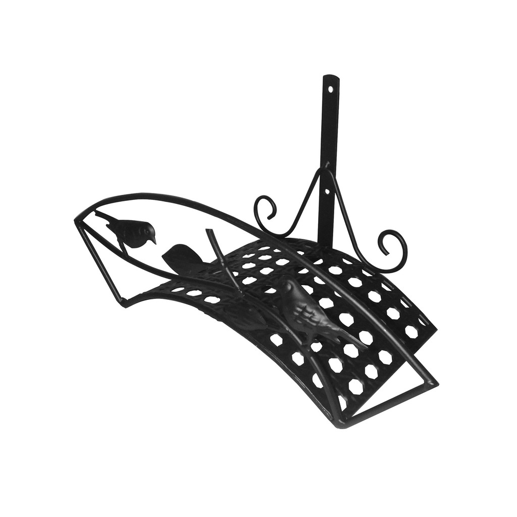 FONTE ที่แขวนสายยางเหล็กลายนก รุ่น LS23A9004 สีดำ