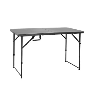 โต๊ะพับแบบพกพา HDPE ขาปรับได้ 3 ระดับ FONTE รุ่น NZK-120H-GY ขนาด 120 x 60 x 90 ซม. สีเทา