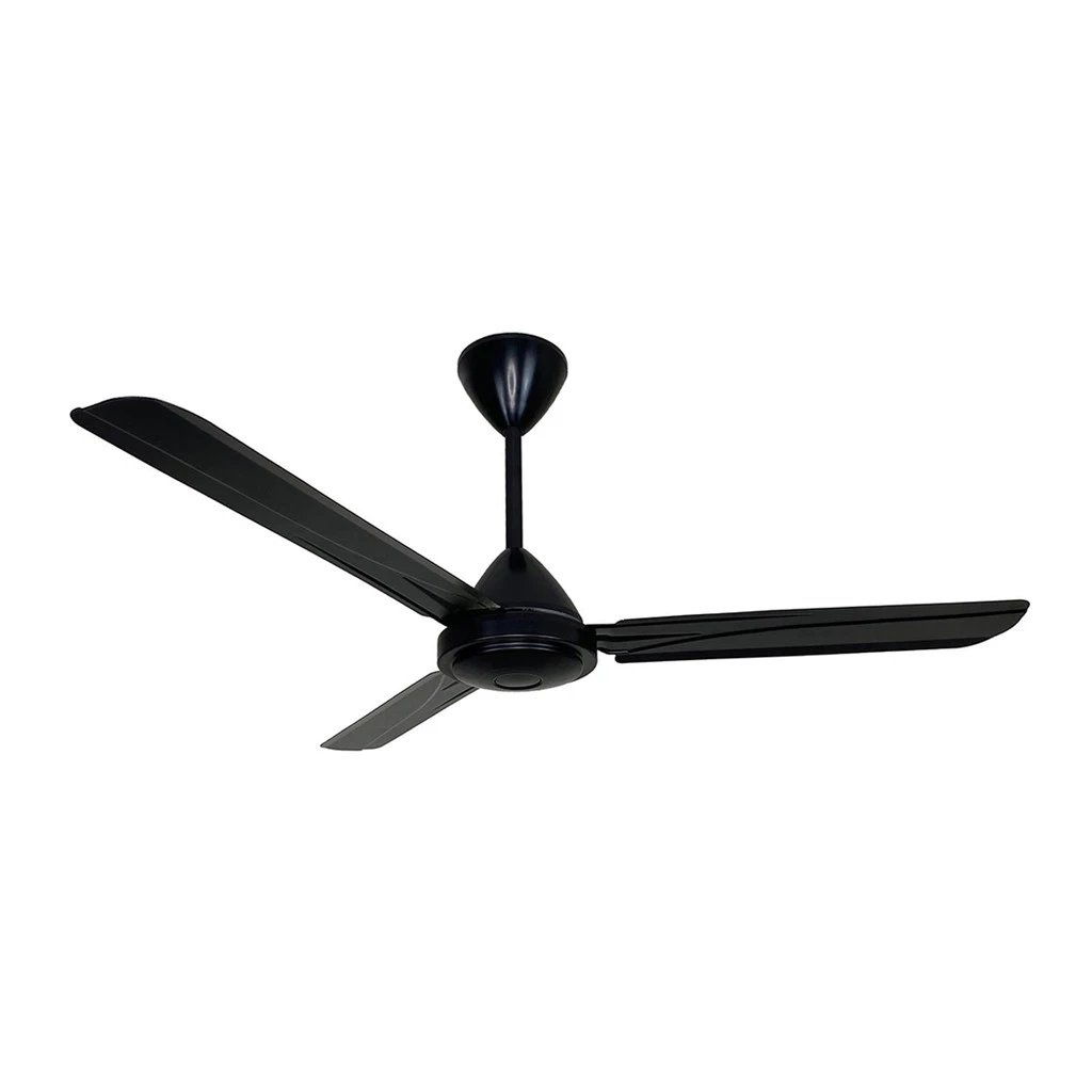 LUZINO พัดลมเพดานเหล็ก รุ่น TW-348-BK-WC ขนาด 48 นิ้ว สีดำ