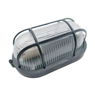LUZINO โคมไฟผนังภายนอกอะลูมิเนียม E27x1 รุ่น A102-BK สีดำ - ใส