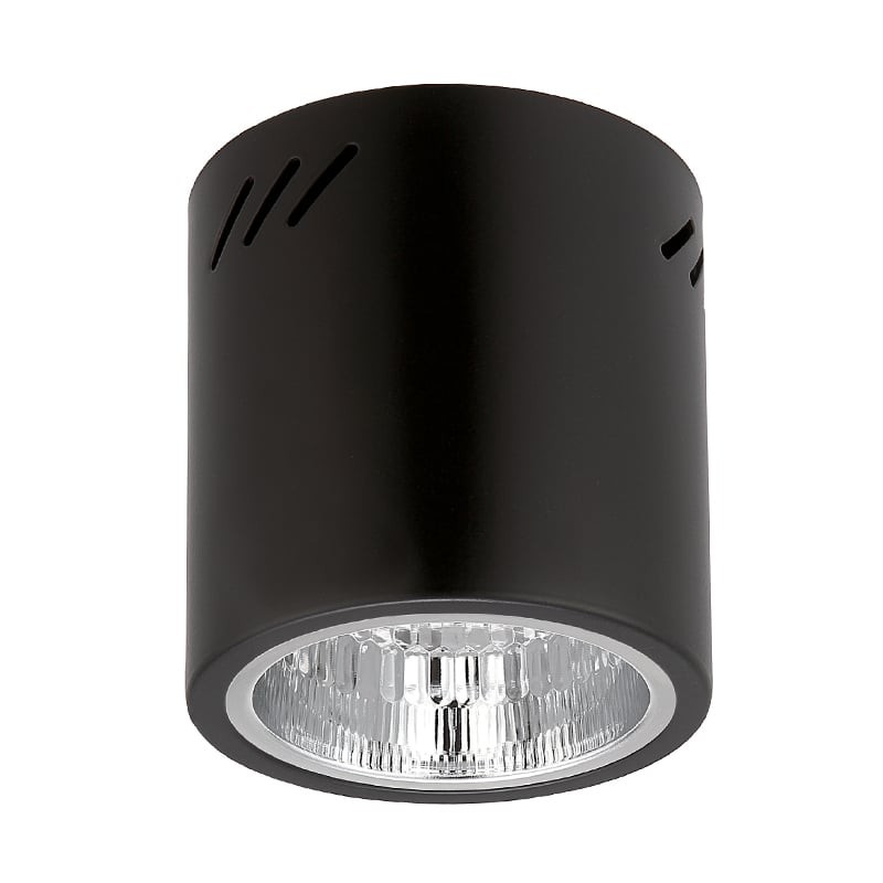 โคมดาวน์ไลท์ติดลอยกลม 4 นิ้ว E27x1 LUZINO รุ่น MZY401-BK สีดำ
