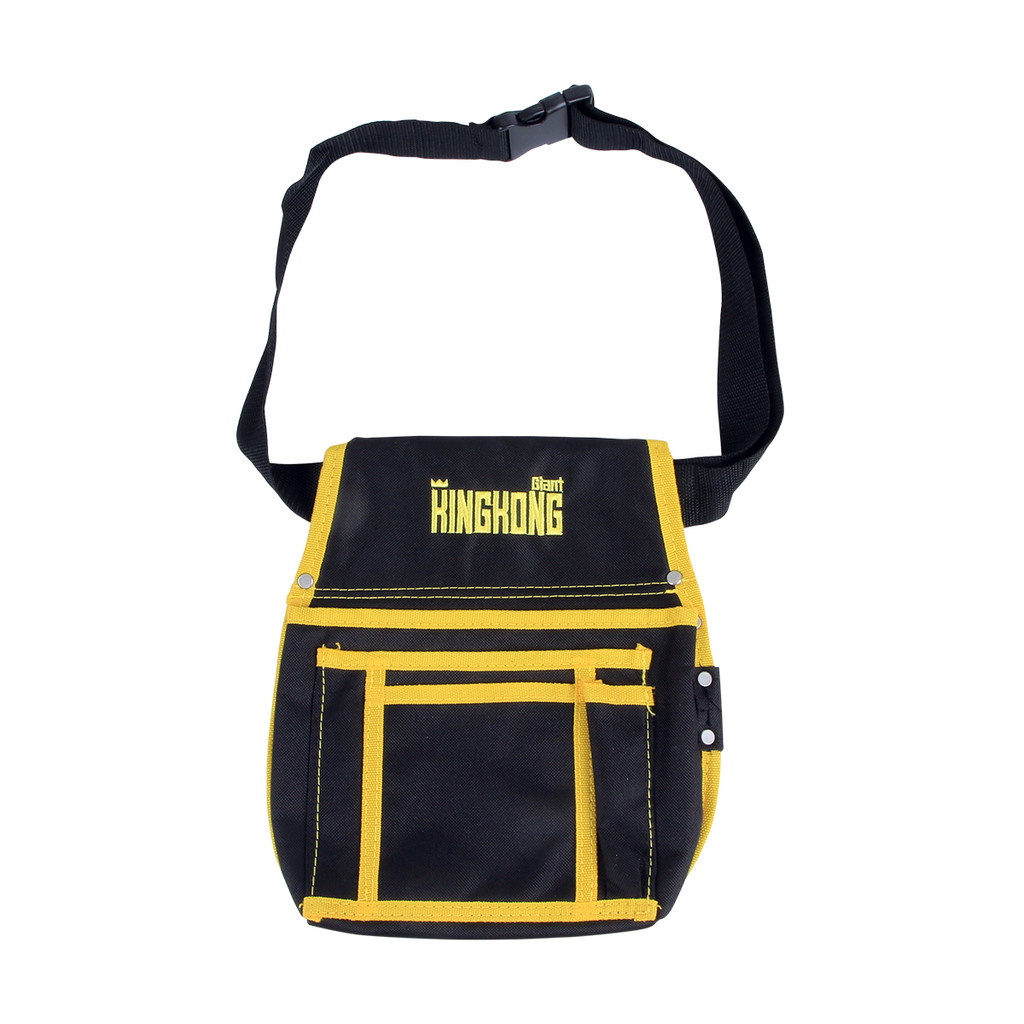 GIANT KINGKONG กระเป๋าเครื่องมือแบบคาดเอว รุ่น CF1026 ขนาด 25 x 29 x 4 ซม. สีดำ - เหลือง
