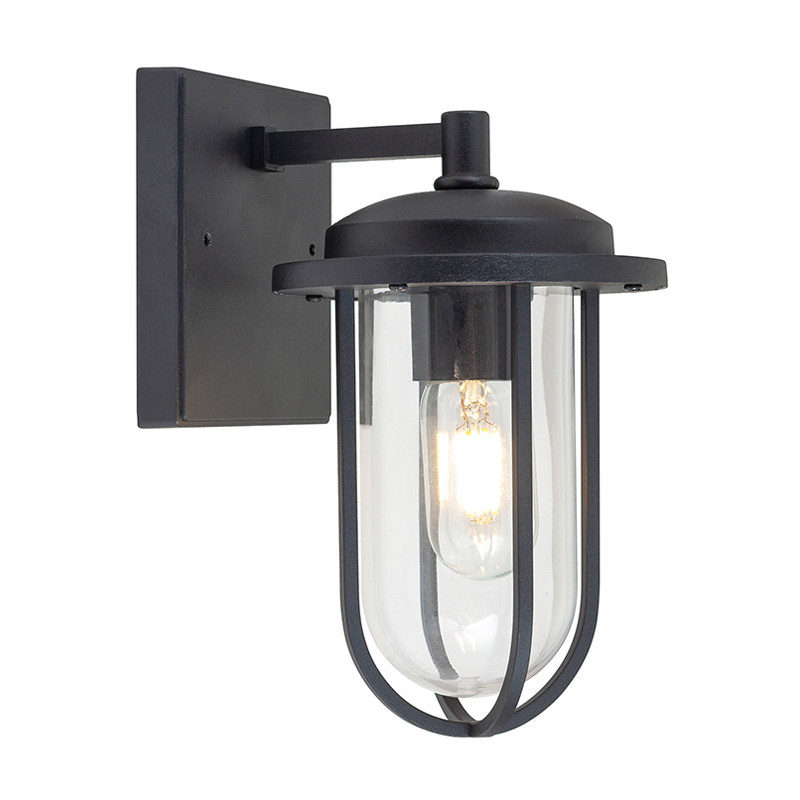 LUZINO โคมไฟกิ่งภายนอก 1xE27 รุ่น RH2008W(BK) สีดำ