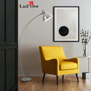 LUZINO โคมไฟตั้งพื้น รุ่น LUCA 201004-Nickle Satin (E27x1) สีซาตินนิกเกิล
