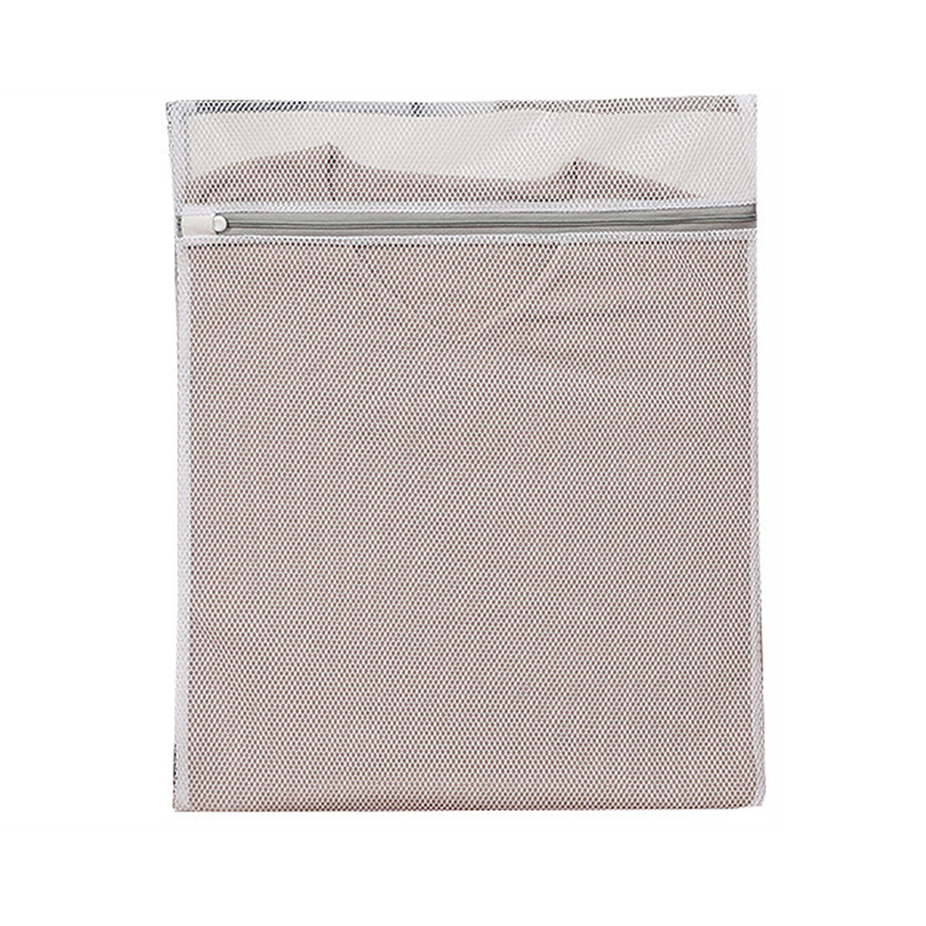 KASSA HOME ถุงซักถนอมผ้าตาข่ายทรงเหลี่ยม ขนาด 50 x 60 ซม. สีขาว