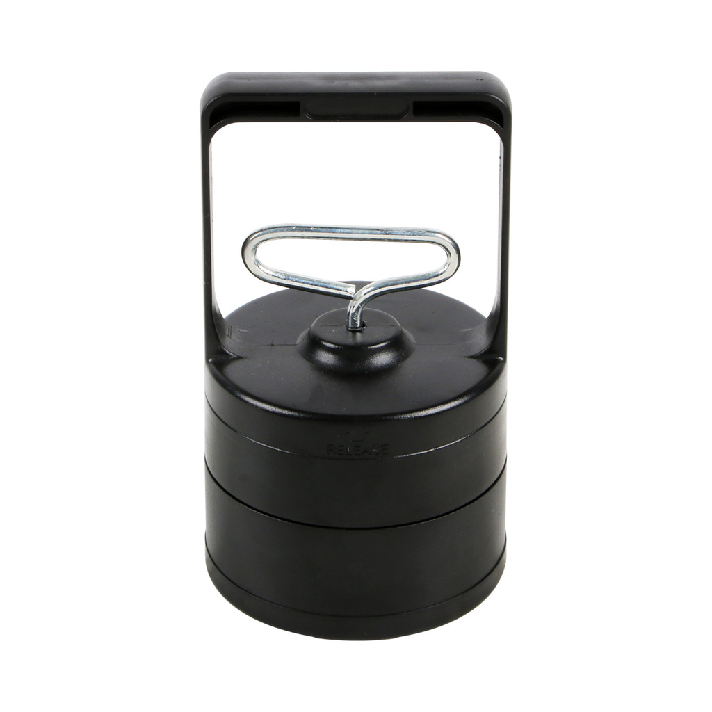 GIANT KINGKONG PRO แม่เหล็กดูดโลหะทรงกลมมินิ รุ่น QJ8002A ขนาด 4 นิ้ว สีดำ