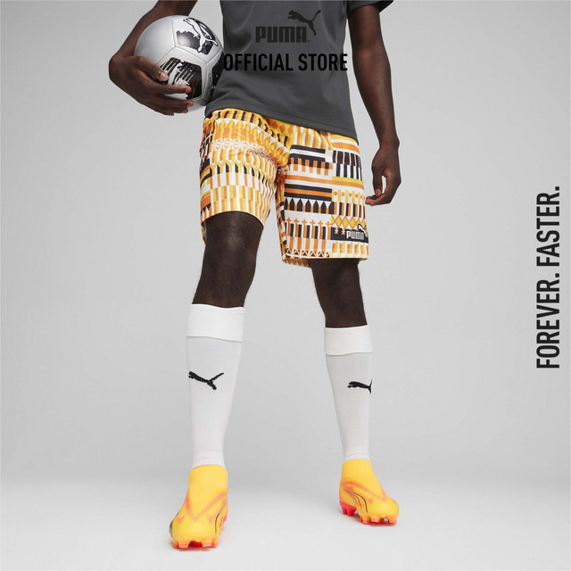 PUMA FOOTBALL - กางเกงฟุตบอลชาย FanwearCapsule สีดำ 65896717