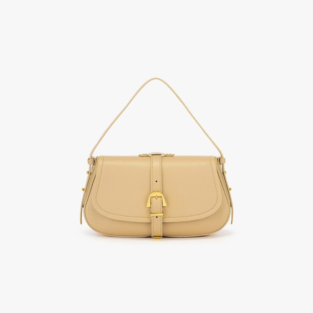 Coccinelle รุ่น Magalu' E1PDF180201N24 กระเป๋าถือผู้หญิง สี FRESH BEIGE ขนาด 28X18X7 cm