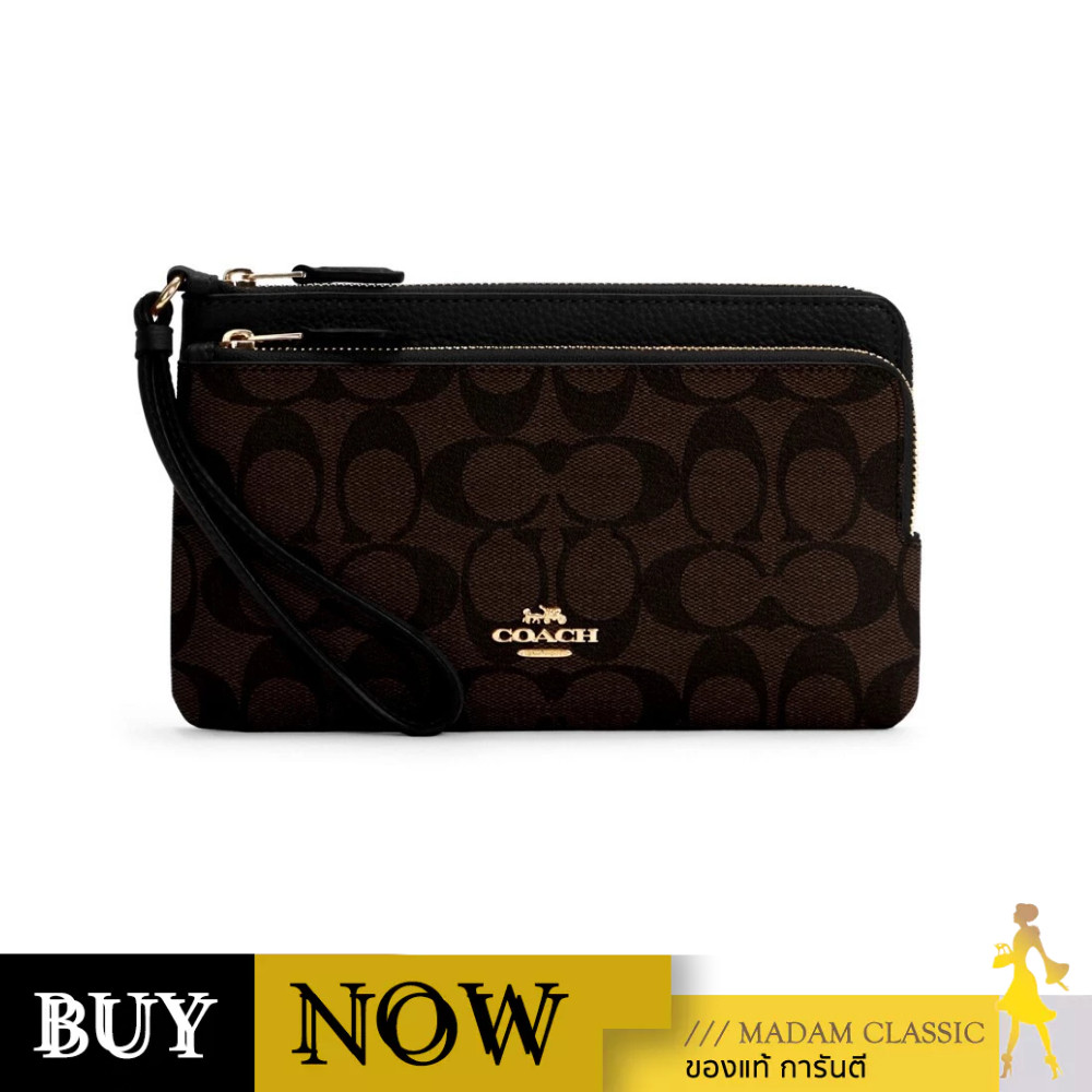 Coach กระเป๋าคล้องมือ C5576 DOUBLE ZIP WALLET(IMAA8) BY:Madamclassic 1