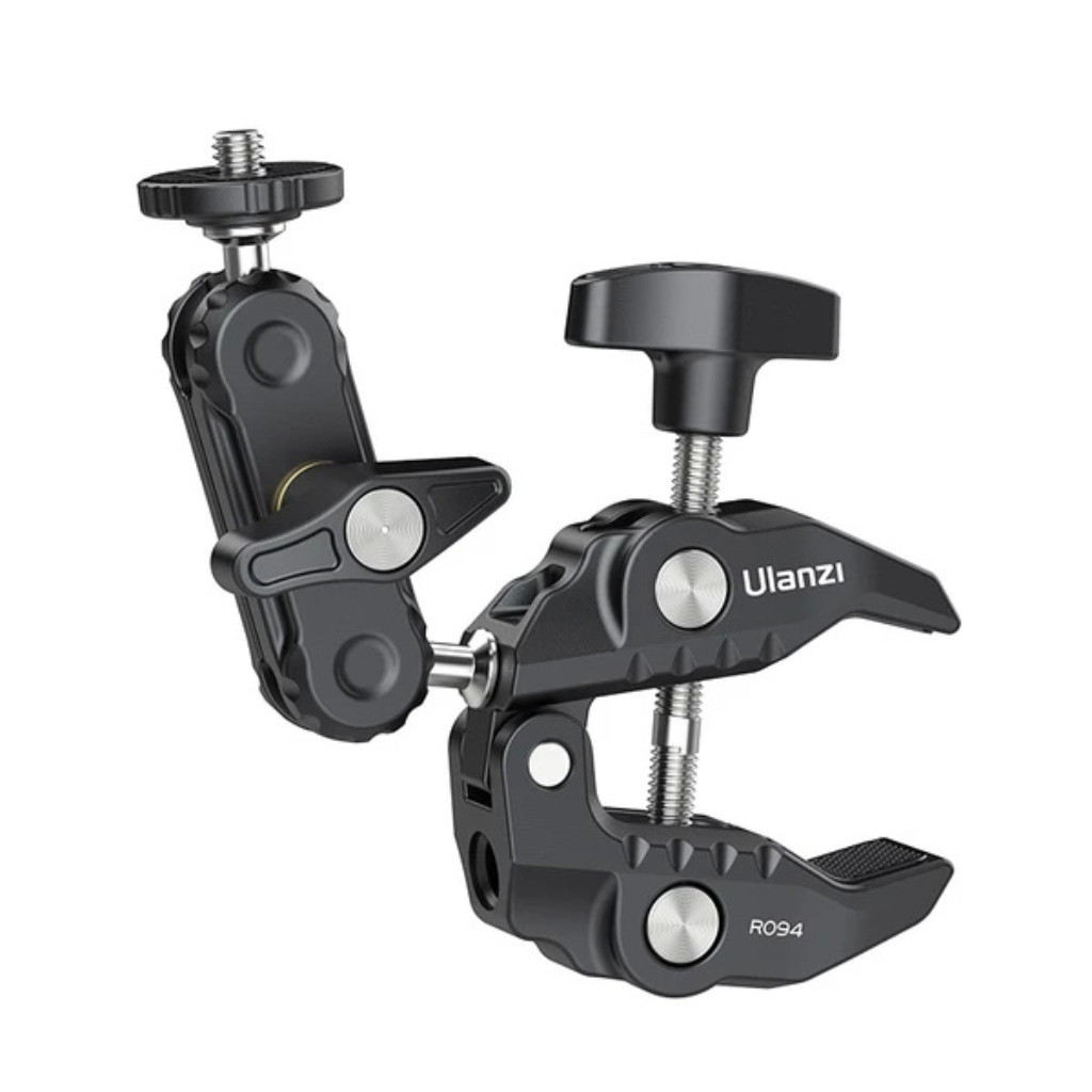 Ulanzi R094 Multi-Functional Super Clamp ขาจับสำหรับต่ออุปกรณ์ หนีบล็อกกับข้อ บาร์ ขาตั้ง