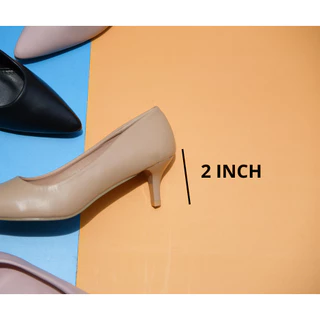 รองเท้าเเฟชั่นผู้หญิงเเบบคัชชูส้นปานกลาง No. 10-8 NE&NA Collection Shoes