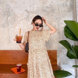 MyWay Brand : Dress ชุดเดรส - Sienna Lace Cake